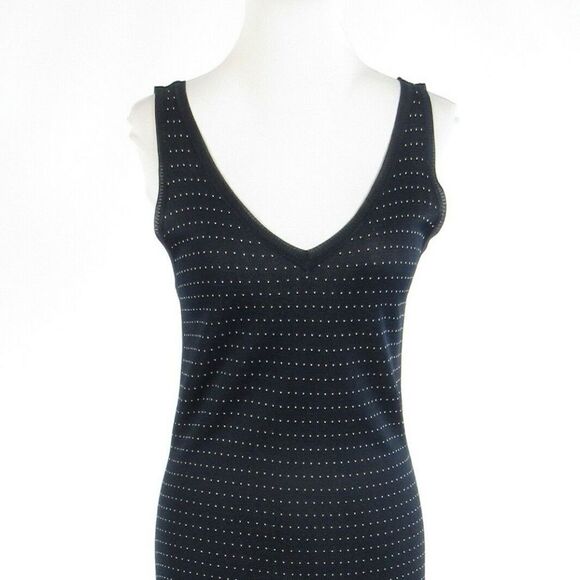 ETC blue sleeveless sheath dress S - Picture 2 of 8